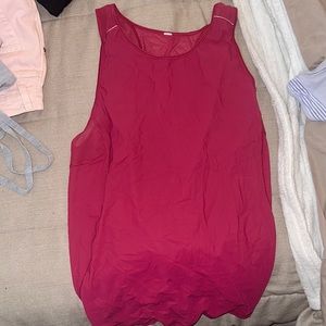 Lulu Lemon pink size 6 tank top